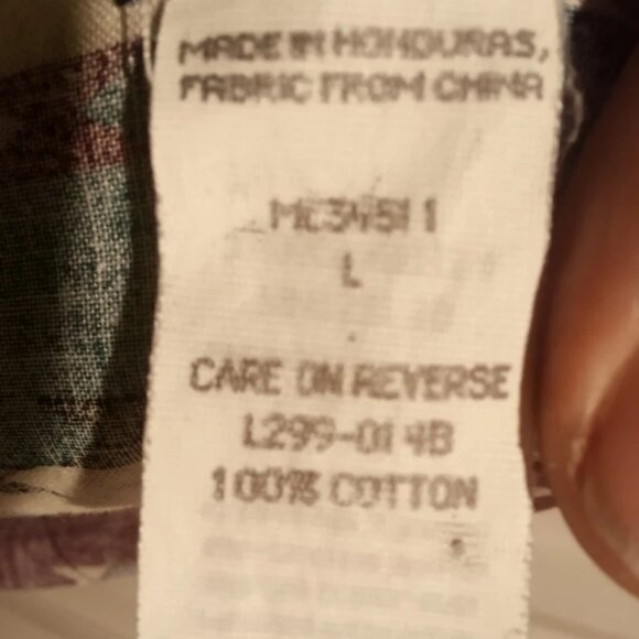 Vintage Wrangler Large Pearl Snap Southwestern Shirt - Picture 9 of 10